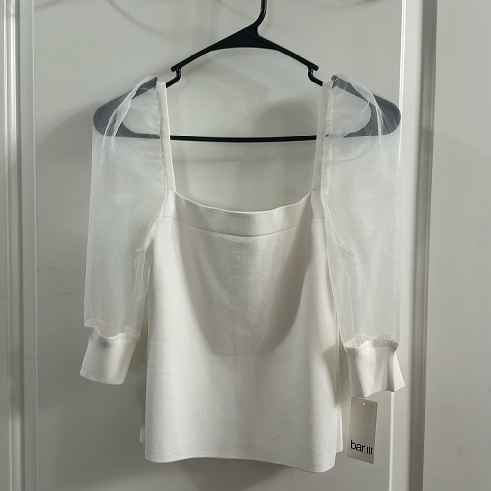 White Dress Top